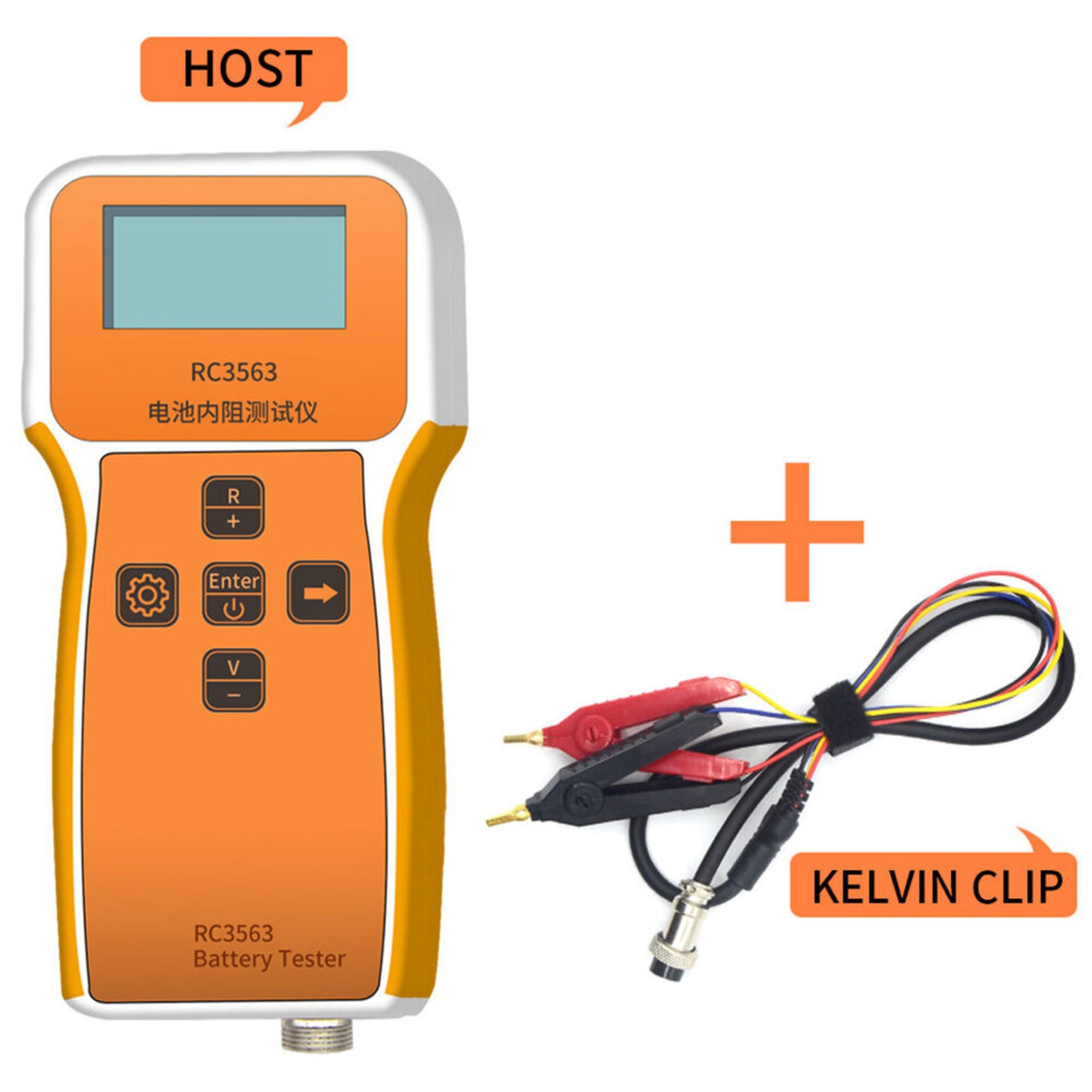 RC3563 Battery Voltage Meter Internal Resistance Voltage Tester Detector, Type B