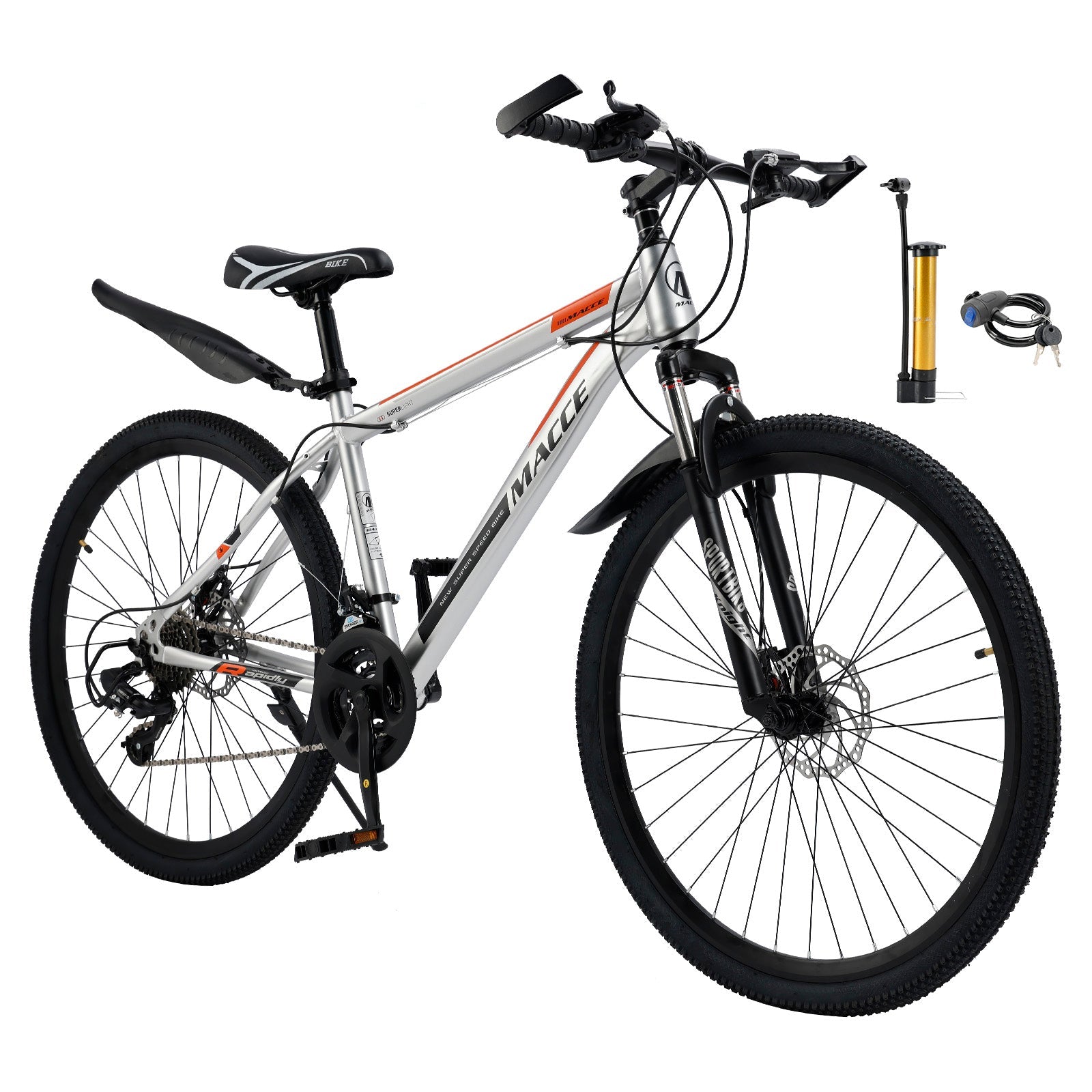 Mountain Bike MTB 27.5 Inch for Men Women, 27-Speed Dual Suspension