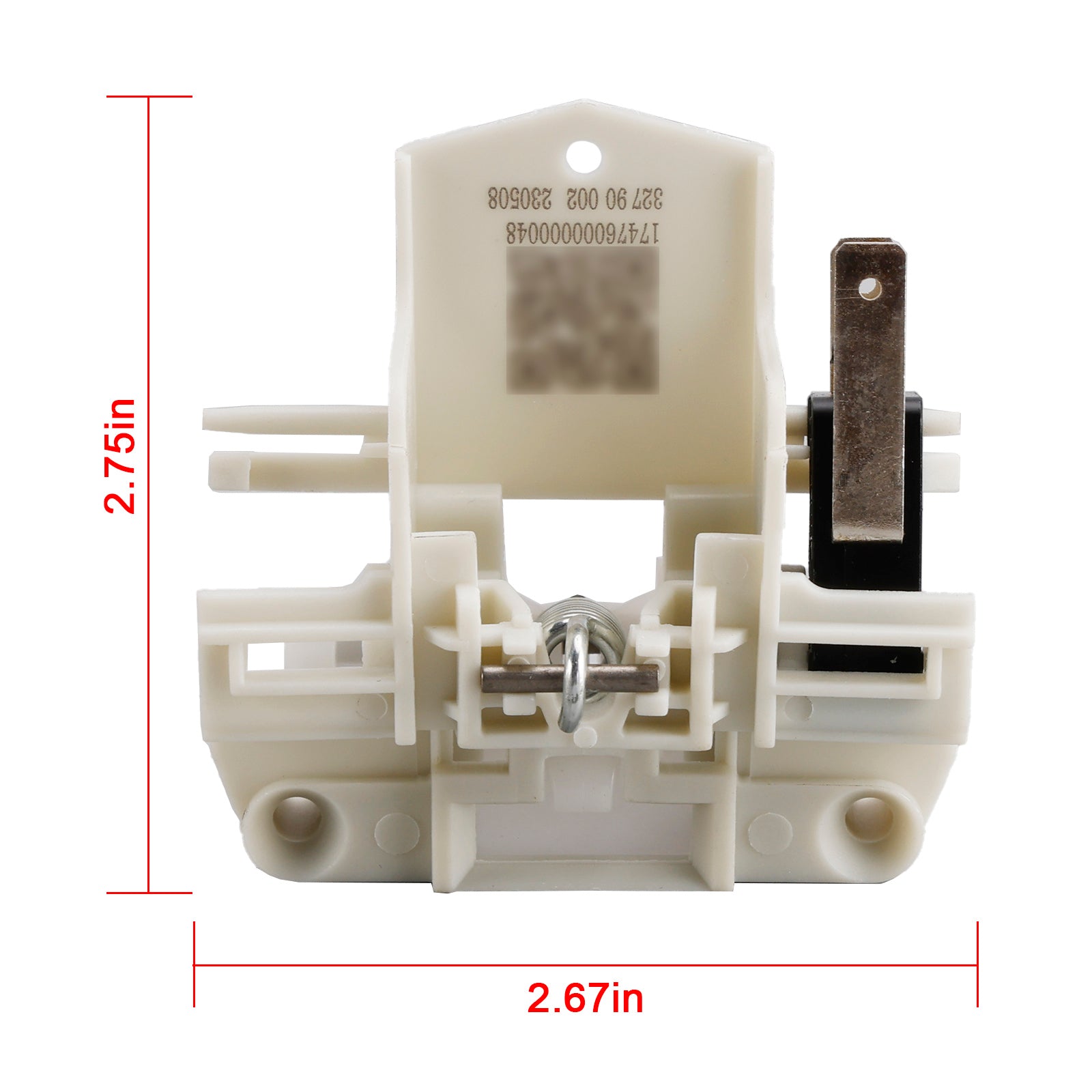 Dishwasher Door Lock Switch for Samsung, Midea, Insignia & Hoover, Replaces 17476000000048, AP7175456