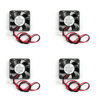 4Pcs DC Brushless Cooling Fan 5V 0.15A 4010s 40x40x10mm 2 Pin CUP Computer Fan