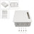9 Inch In-Wall Enclosure for TVs and Media Devices Electrical and Storage Box