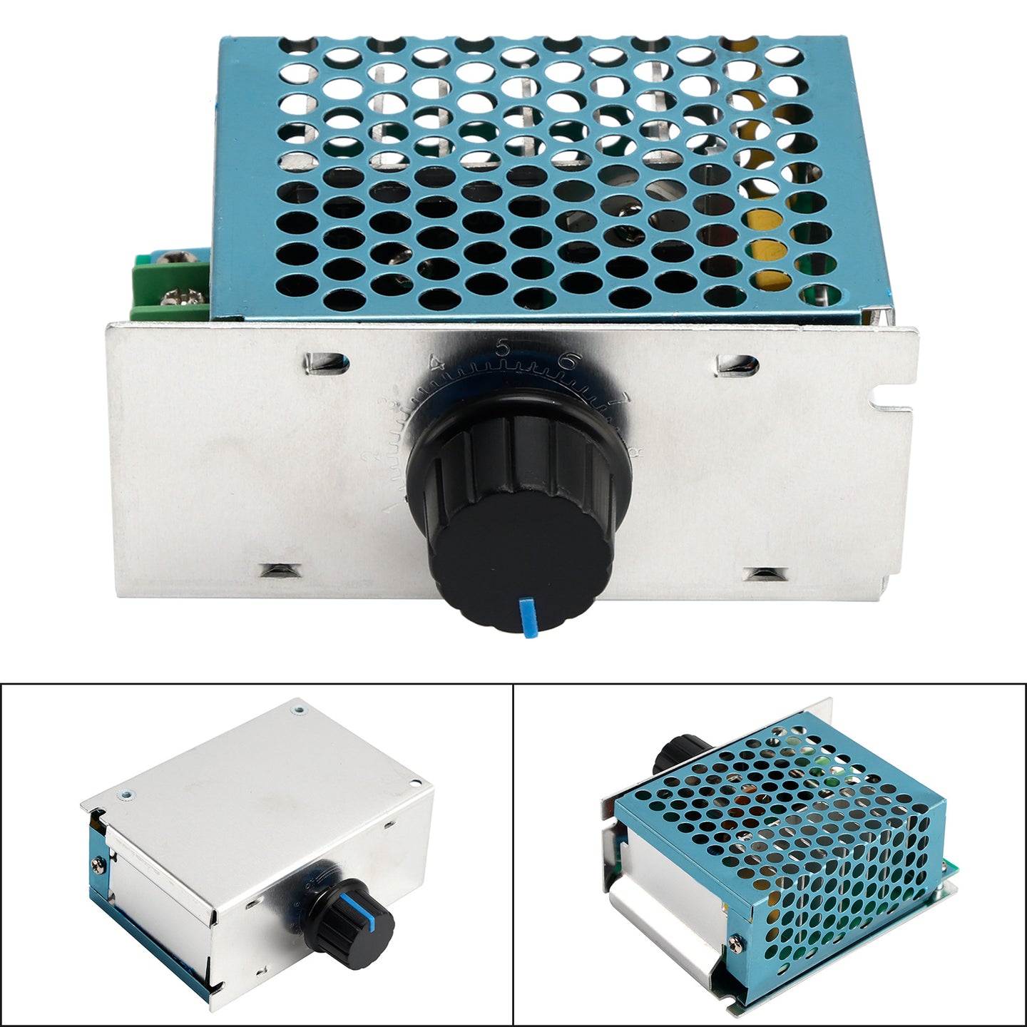 AC 220V Input Knob 20A PWM DC 220V Motor Speed Controller Regulator Switch