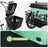 Electric Bike, 400W Folding Trike Ebike, 3 Wheel Electric Bicycle, Up to 34 Miles, 16 Tire Tricycle for Adults, Green