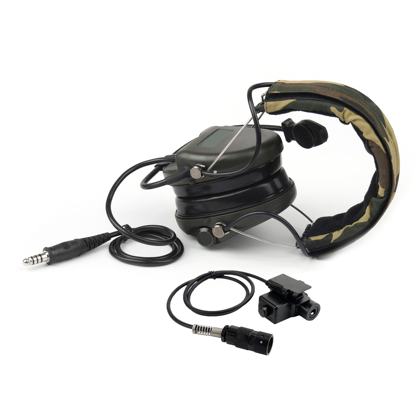 H60 Sound Pickup Noise Reduction Headset 6-Pin U94 PTT For AN/PRC148 PRC152 U329