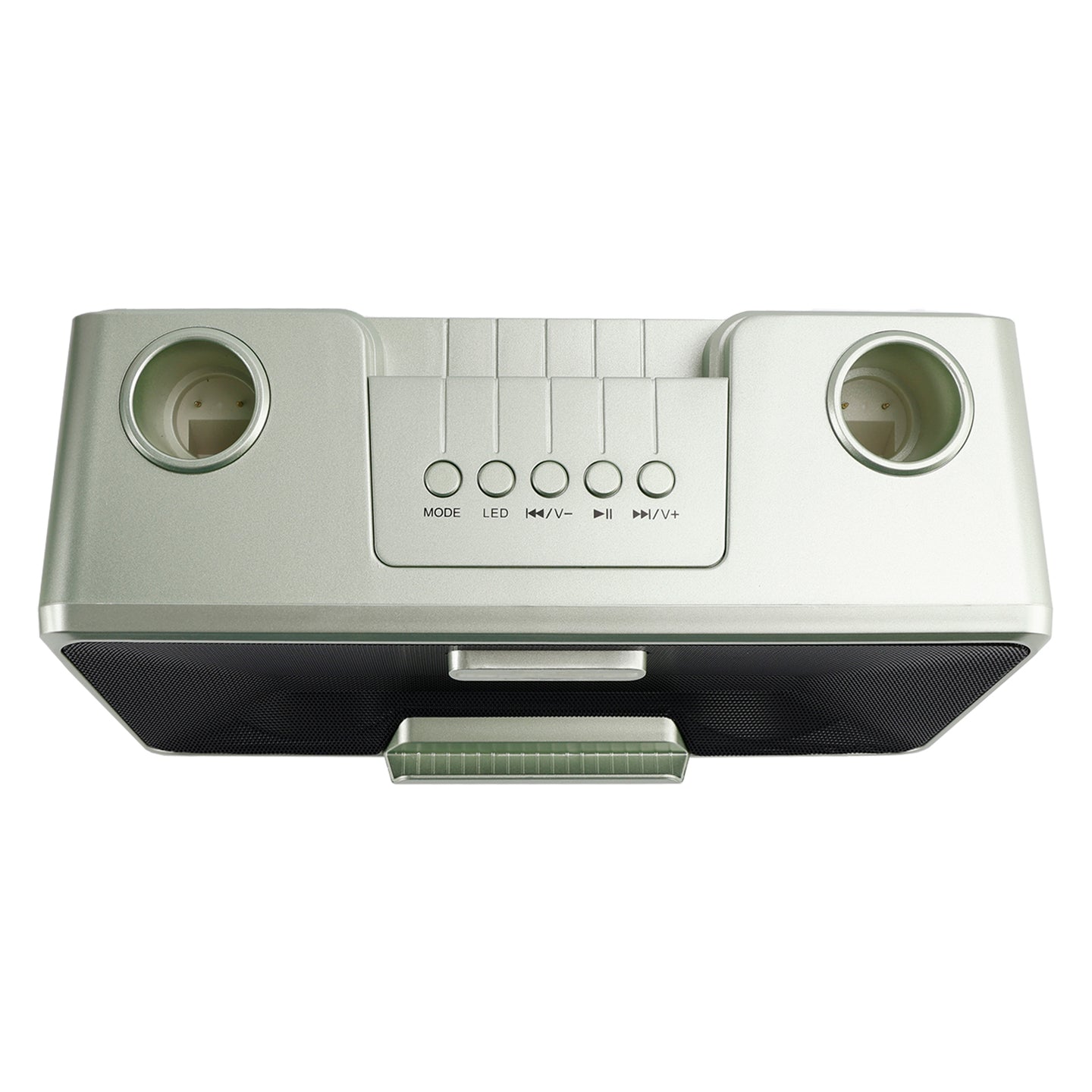 Portable Karaoke Machine with 2 Wireless Microphones, 20W Bluetooth Speaker System for Kids & Adults, Home Party (Green)