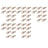 50pcs Misting Nozzles Water Mister Sprinkle For Cooling System 0.012" Quick plug, 50PCS