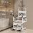 Hydraulic Patient Transfer Chair Bed with Commode for Elderly