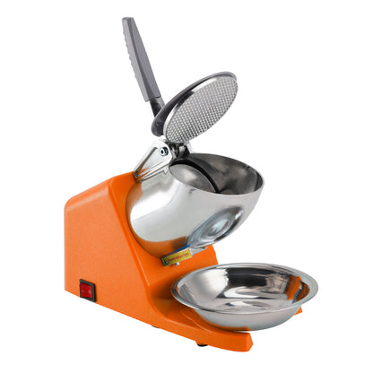 Electric Ice Shaver Machine – Dual Blade Shaved Ice & Snow Cone Maker for Home & Parties