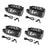 4Pcs 80W 8LED RGBW Spider Moving Head Stage Lighting Beam DMX Party DJ Lighting (Copy)