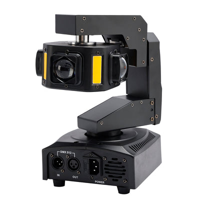 6 LED Moving Head Light – 3-Axis Beam DMX Stage Spot for DJ, Disco, Party & Show Lighting