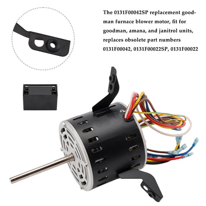 0131F00042SP Blower Motor 1/2HP 115V 1130RPM for Goodman Amana janitrol Units