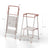 Folding 2-Step Stool with Safety Rails for Kids & Adults, Counter Height Kitchen Helper, Portable, 225lb Capacity