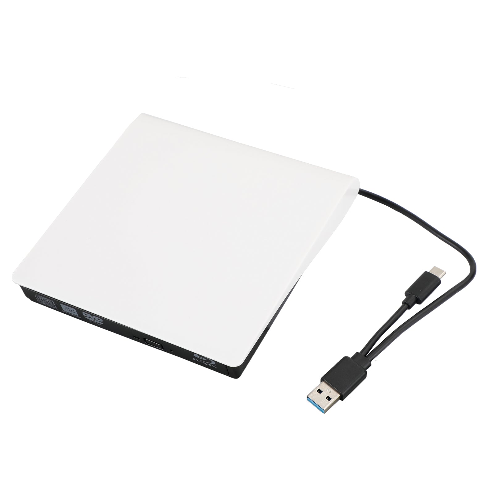 2 IN 1 USB&Type-c External Disc Writer + Reader Burner for Windows Mac