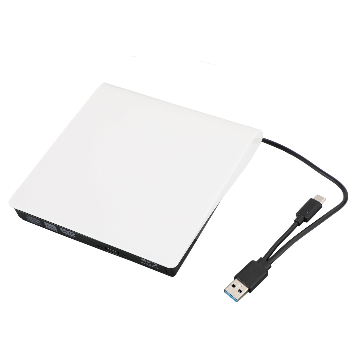 2 IN 1 USB&Type-c External Disc Writer + Reader Burner for Windows Mac