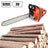 20" Gasoline Chainsaw a€?Engine 2 Cycl 52 Cc, 2 KW- Sawing Cutting Pruning and Trimming Wood