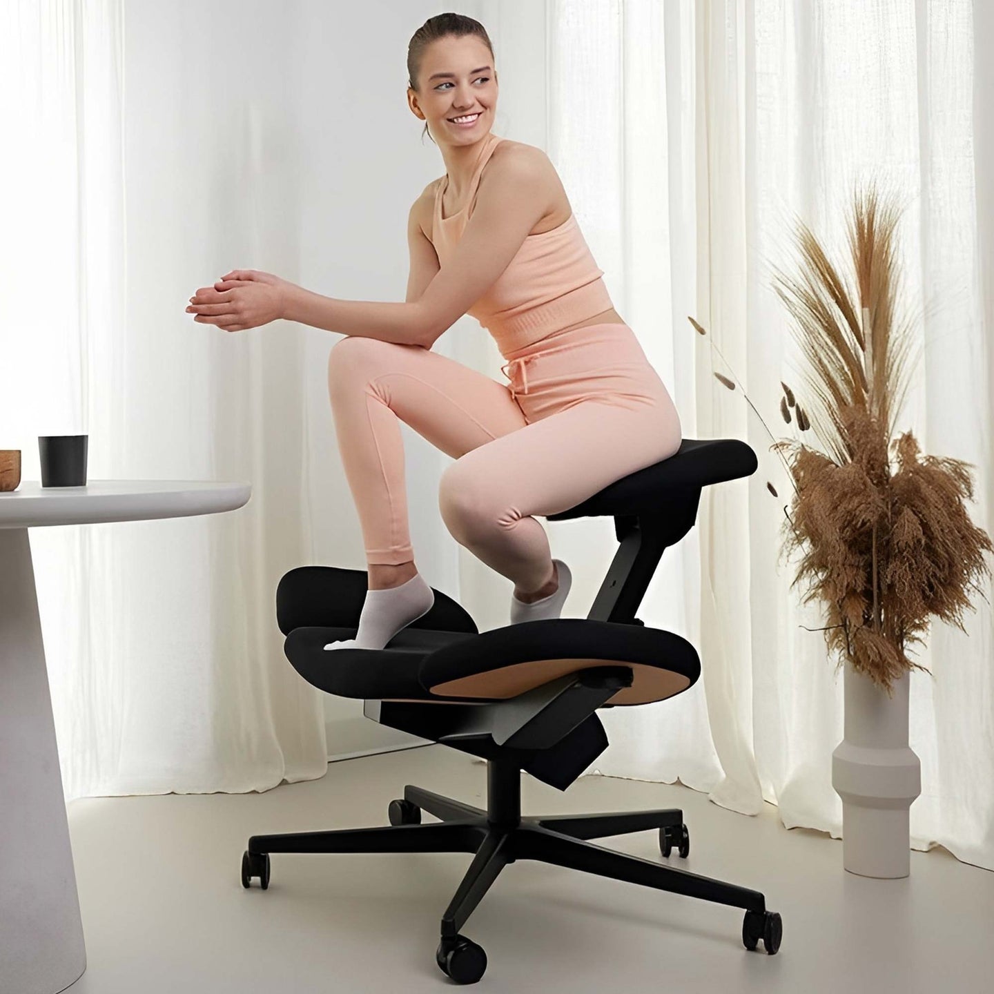 Multifunctional Transformable Meditation & Office Chair for Improved Posture