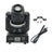 Mini Moving Head Stage Light with 8 Gobo Patterns, RGBW LED Beam, DMX & Sound Activated for DJ Party Lighting