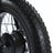 Black Electric Snow Trike with 500W Motor & Large Basket