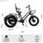 Black Electric Snow Trike with 500W Motor & Large Basket