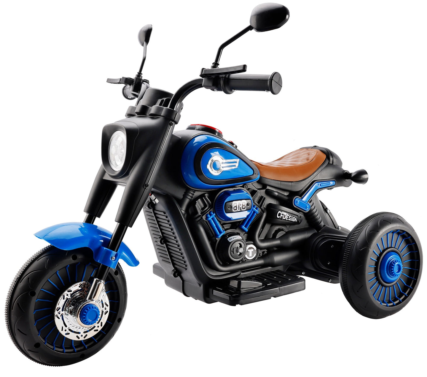 3-Wheel 6V Kids Ride-On Motorcycle with Music & Lights – Blue (Copy)