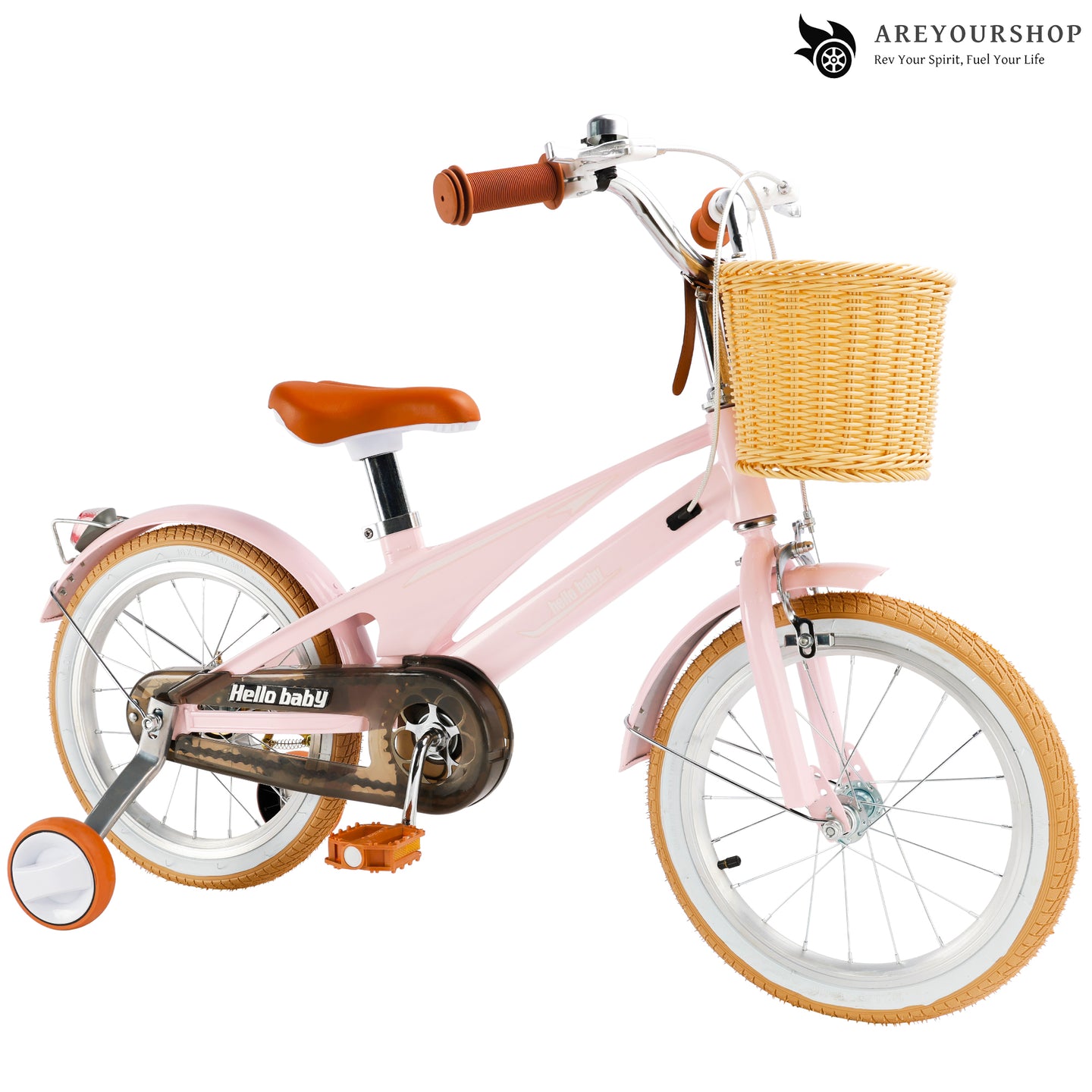 16 inches Kid's Bike Child Bicycle for Ages 7-9 Years Boys and Girls with Basket