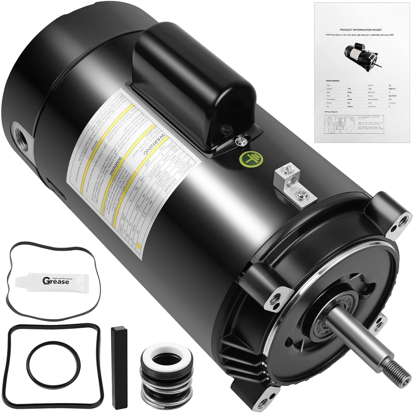 SP2615X20 Pool Pump Motor UST1202 2 HP Motor 115/230V