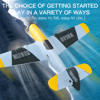 RC Airplane BF-109 Warbird – 3 Channel Remote Control Plane with 2.4GHz, 6-Axis Gyro & 2 Batteries