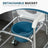 3-in-1 Shower Toilet Wheelchair ¨C Adjustable Commode Chair for Elderly or Patients