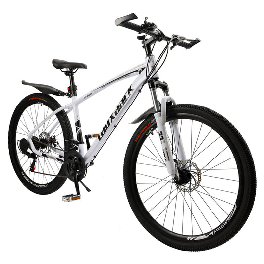 27.5 inches Mountain Bike 21 Speed Bikes With Lock+Air Pump