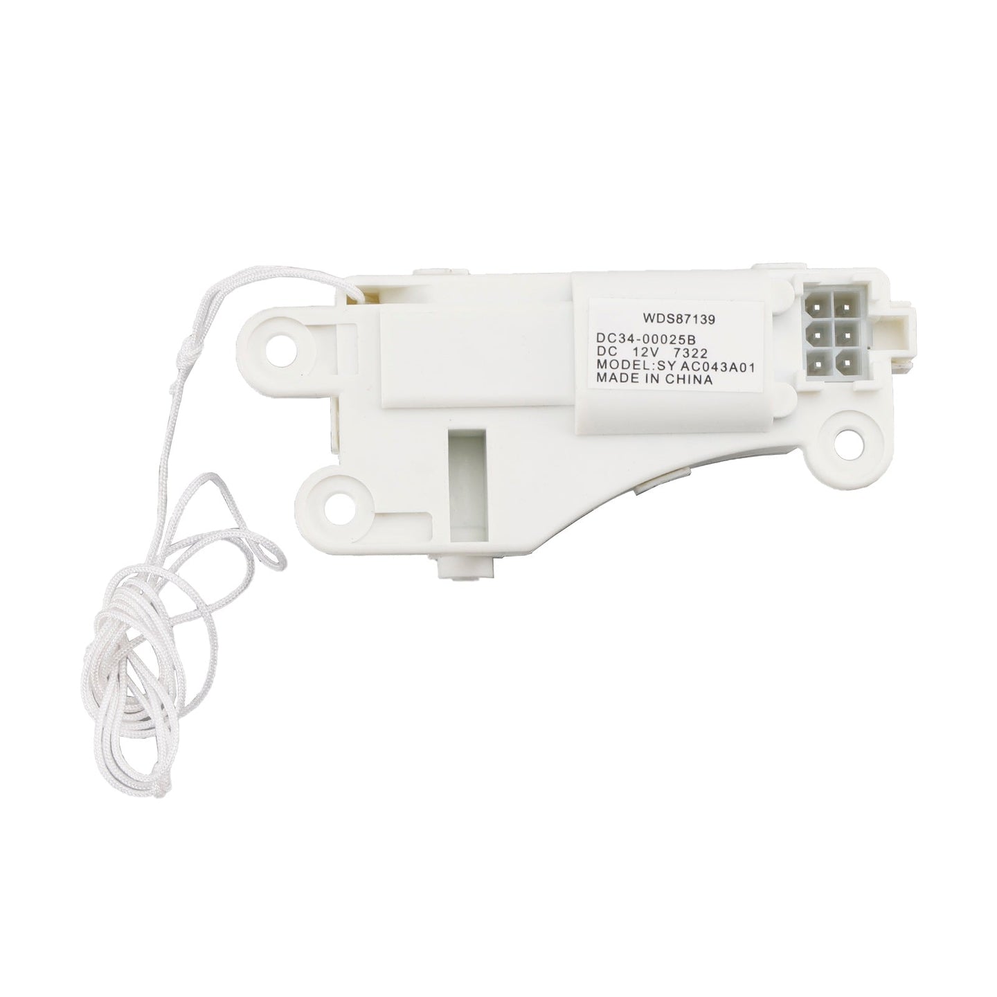 DC34-00025B Washing Machine Door Lock Switch Washer Door Lock Switch for Samsung