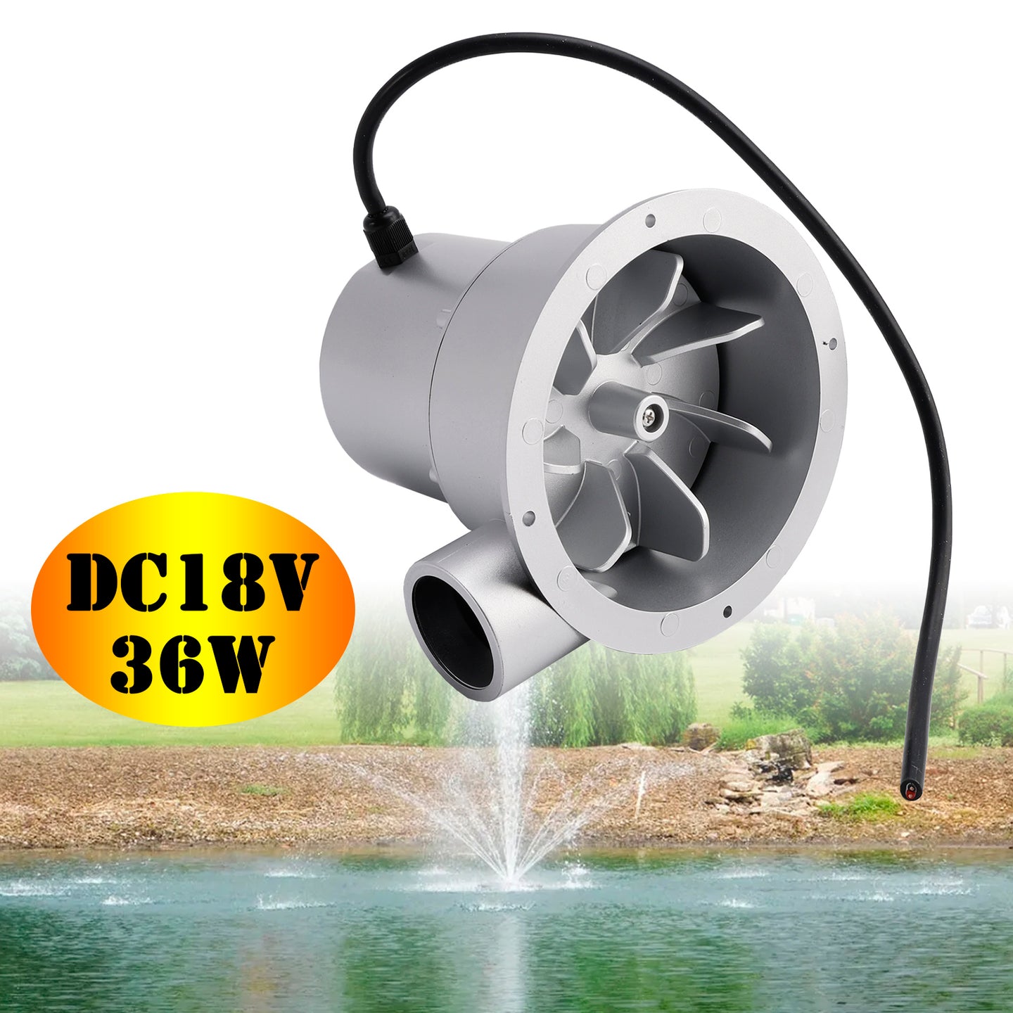 Small Hydroelectric Generator DC18V/36V 36W/50W High Efficiency Brushless Motor