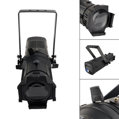 250W COB Profile Spotlight – 4-in-1 RGBW LED Stage Light for Event, Party & Disco Lighting