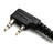 K-029 Two-Color 636 Earhook Headset For TK-240 THF7 TK-3178 KG669 TG-2AT LT-3288