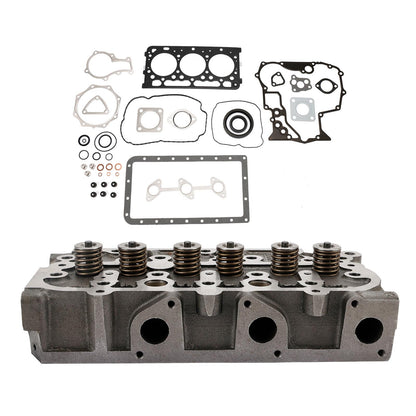 Complete Engine Cylinder Head with Valve Spring & Gasket Kit for Kubota D902 RTV900