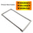 32.09" x 16.93" Freezer Door Gasket for Maytag, Whirlpool & KitchenAid, Replaces W10830274, W10443273