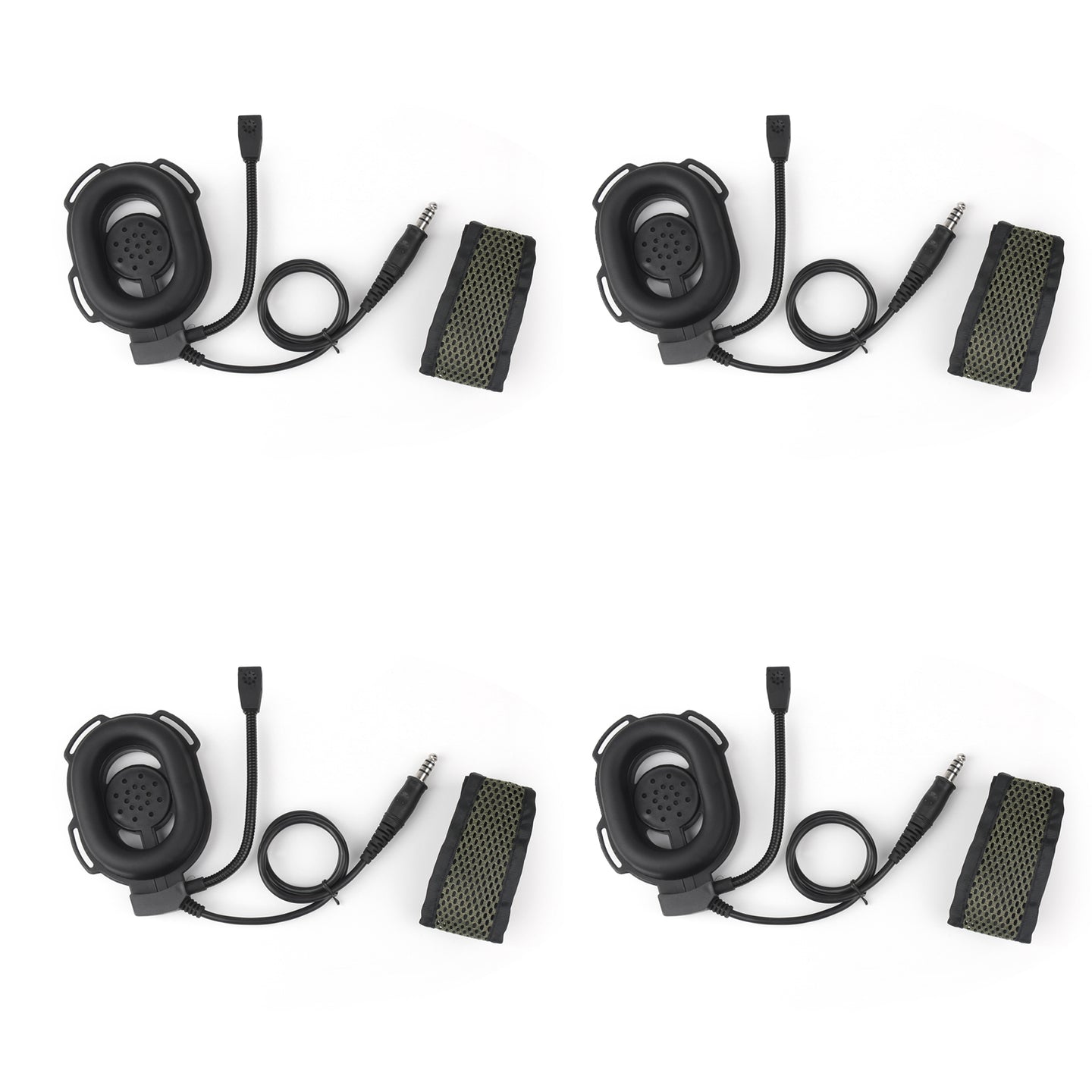 4PCS Z Tactical HD-01 Bowman Elite II Headset headphone Military style plug