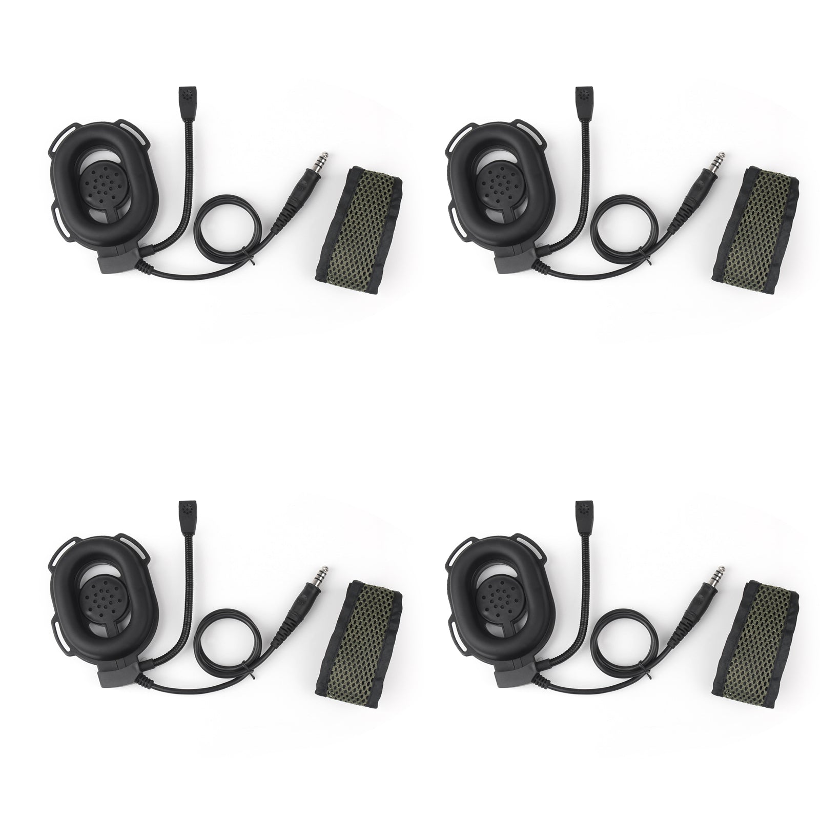 4PCS Z Tactical HD-01 Bowman Elite II Headset headphone Military style plug