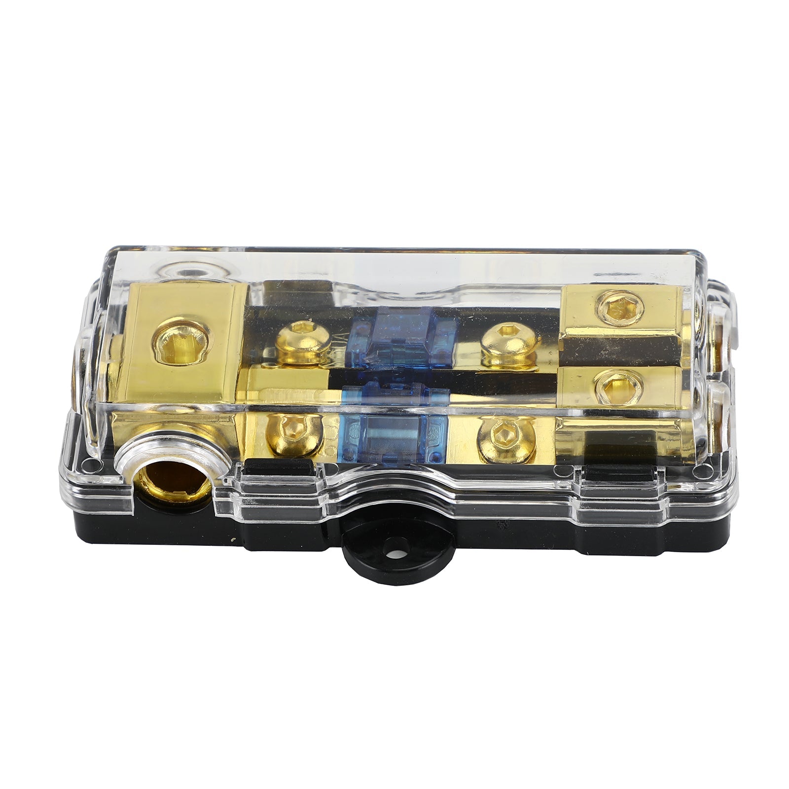 2-Way Mini ANL Blade Fuse Holder – 60A Car Audio Power Distribution Block for Stereo Systems