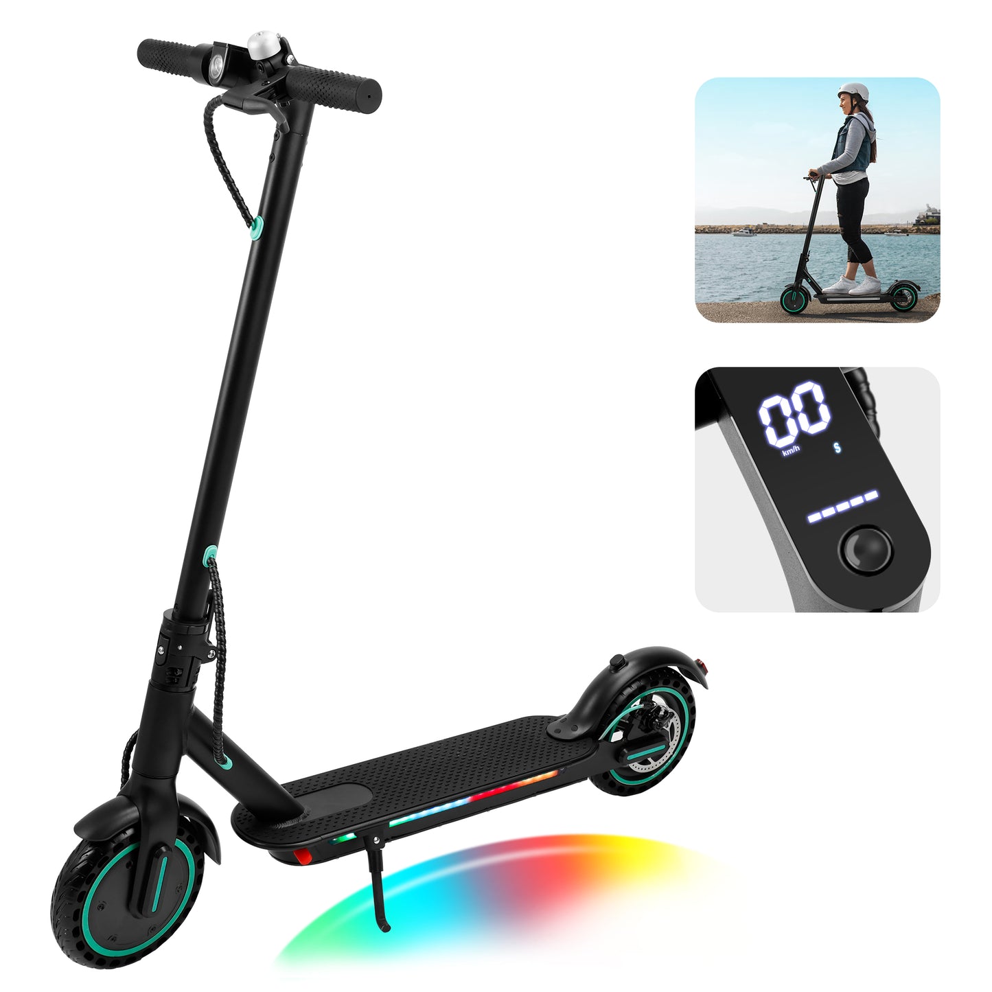 8.5" Folding Electric Scooter With app 350W 35KM Range 30km/h City Commute (Copy)