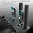 40cm Bluetooth Sound Bar System – Wireless Detachable Subwoofer & 2 Speaker Surround Audio