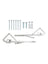 55-2 Attic Ladder Spreader Hinge Arms for 2010-Up