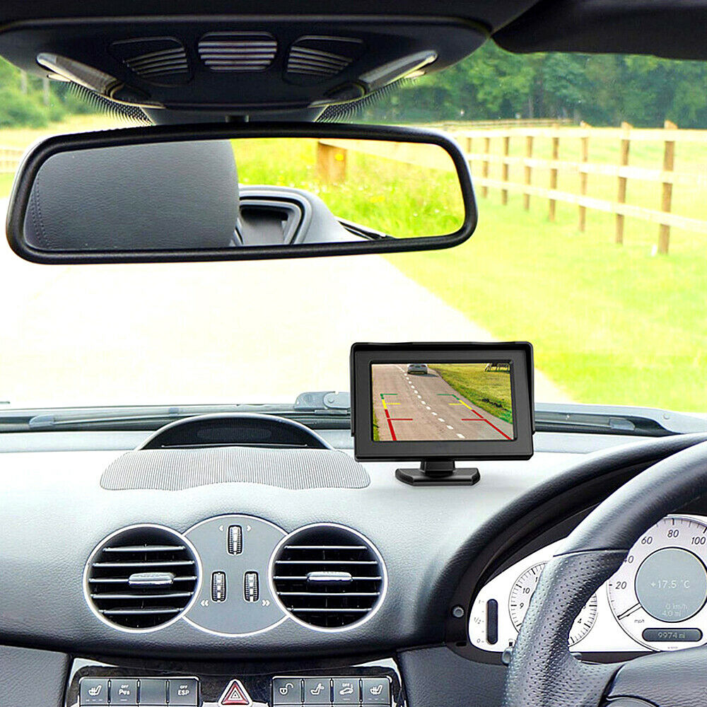 PAL HD Camera Display NTSC Reverse Monitor 4.3" TFT LCD Car Monitor Rear View