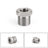 1/2-28 to 3/4-16 Threaded Oil Filter Adapter Stainless Steel