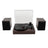 Retro 3-Speed Bluetooth Turntable with 2 Matching Stereo Speakers, Vintage Vinyl Record Player System for Home Audio
