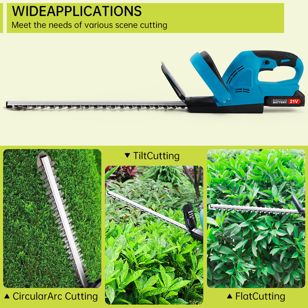 20'' Electric Hedge Trimmer Cordless Power Hedge Trimmer