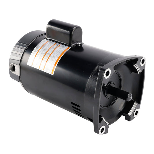 B2852 Pool Pump Motor, 3/4 HP, 3450 RPM, Square Flange, Single Speed, 230V/115V