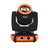 7R 230W Sharpy Beam Moving Head Light with 8-Facet Prism, 17 Gobos & Color Wheel, DMX 16CH for DJ Stage