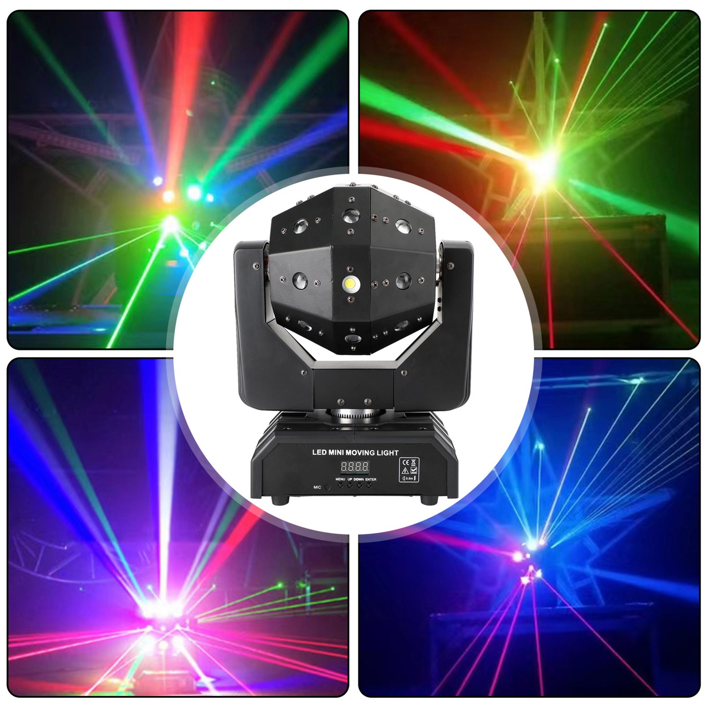3 in 1 -16*3W Moving Head Light 16 PCS LED Stage Lighting lights DMX DJ Disco RGBW