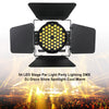 54x2W LED PAR Can Light with Barn Doors, Variable White (3500K-6000K) DMX Stage Wash for Photography, Church & Events