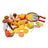 82 Pieces Birthday Cake Toy Play Food Set Plastic Kitchen Cutting Pretend Toys